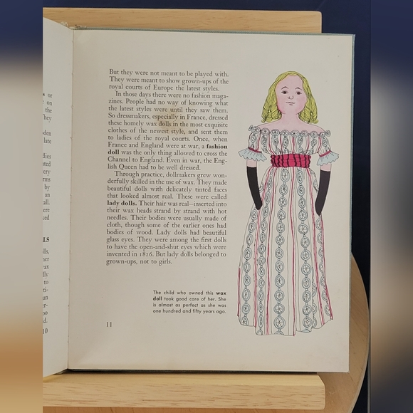 Vtg 1954 The First Book of Dolls Dollmaking History 1st Edition By Helen Hoke - Picture 5 of 7